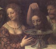 LUINI, Bernardino The Executioner Presents John the Baptist's Head to Herod (nn03) France oil painting artist